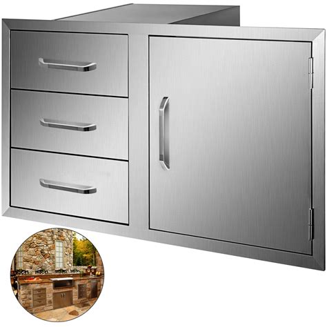 stainless steel outdoor kitchendoorand draws